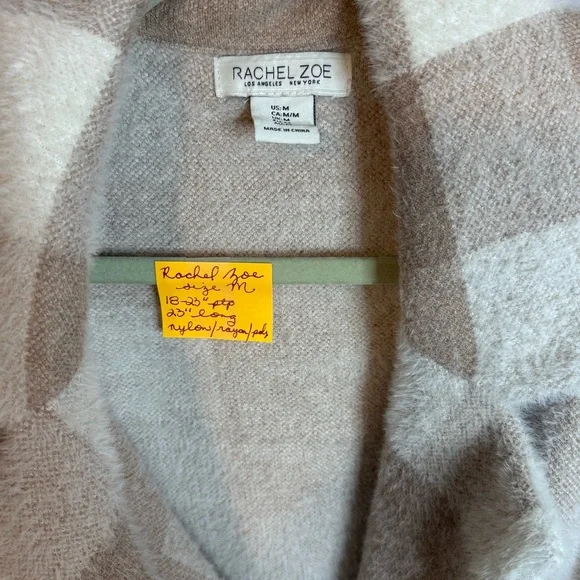 Rachel Zoe Beige and Cream Shacket - Picture 2 of 3